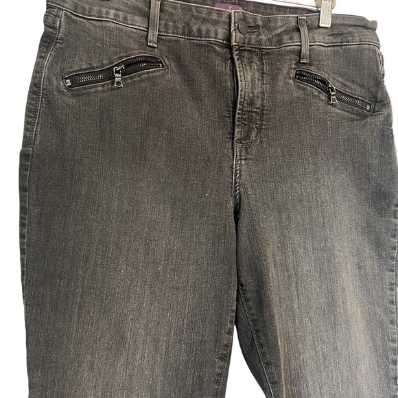 NYDJ Black Women's Jeans skinny size 14 - Picture 8 of 9